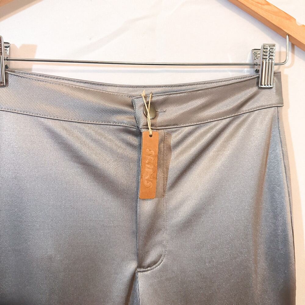 NWT SKIMS Silver Disco Pant Sz. S - Picture 5 of 7